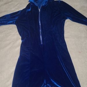 Royal blue body suit